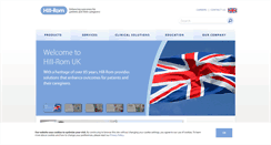 Desktop Screenshot of hill-rom.co.uk